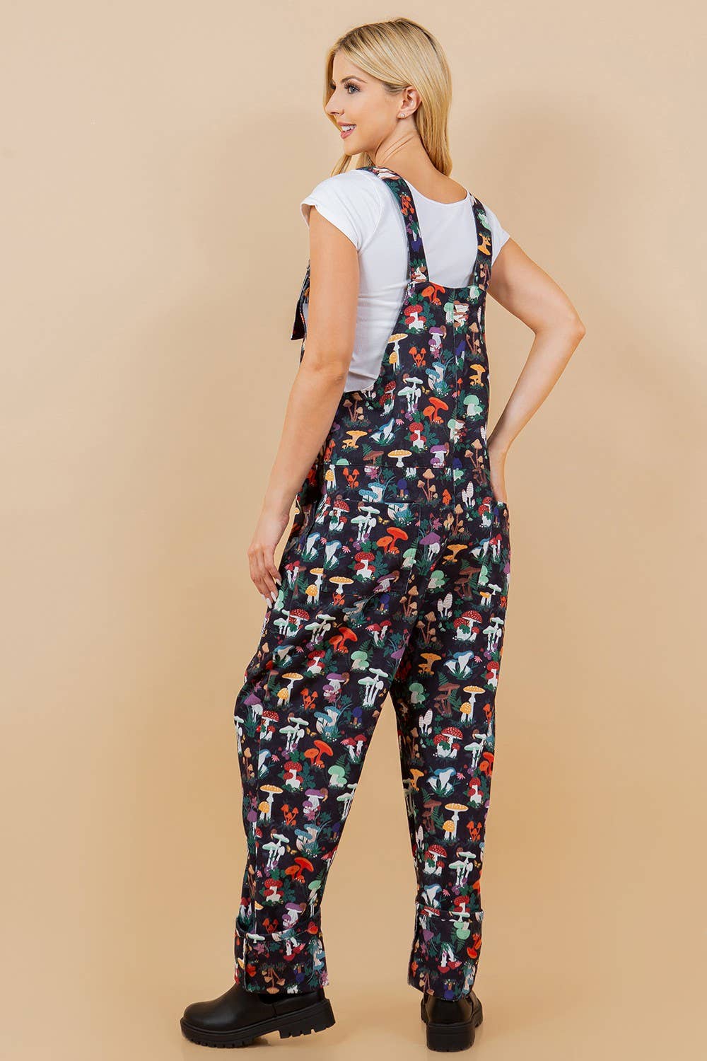 Garden Of Mushroom Plus Size Overall