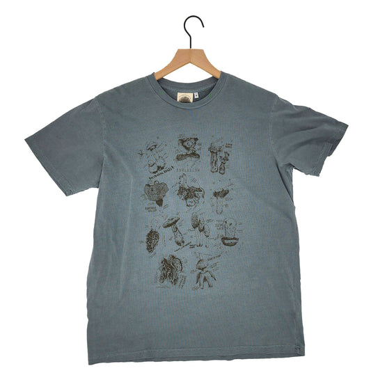 Field Notes Mushroom Tee, Brown & Green