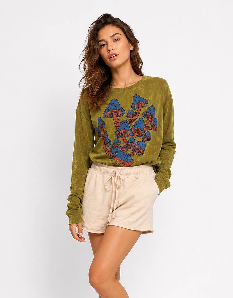 Clothing - Shirt - Froggy Crop Top