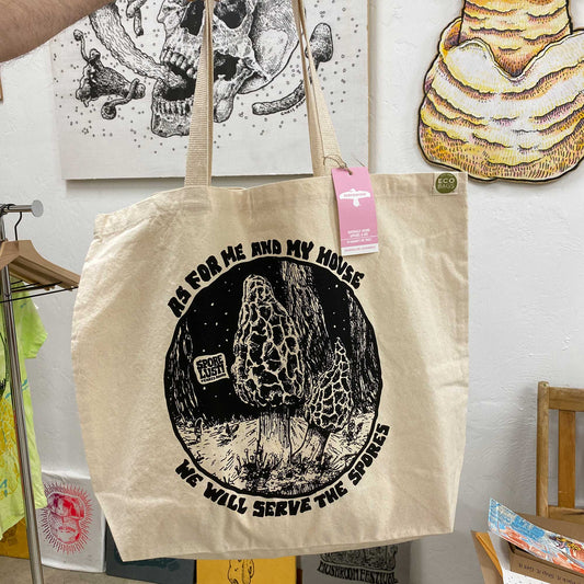 We Will Serve The Spores Morel Tote
